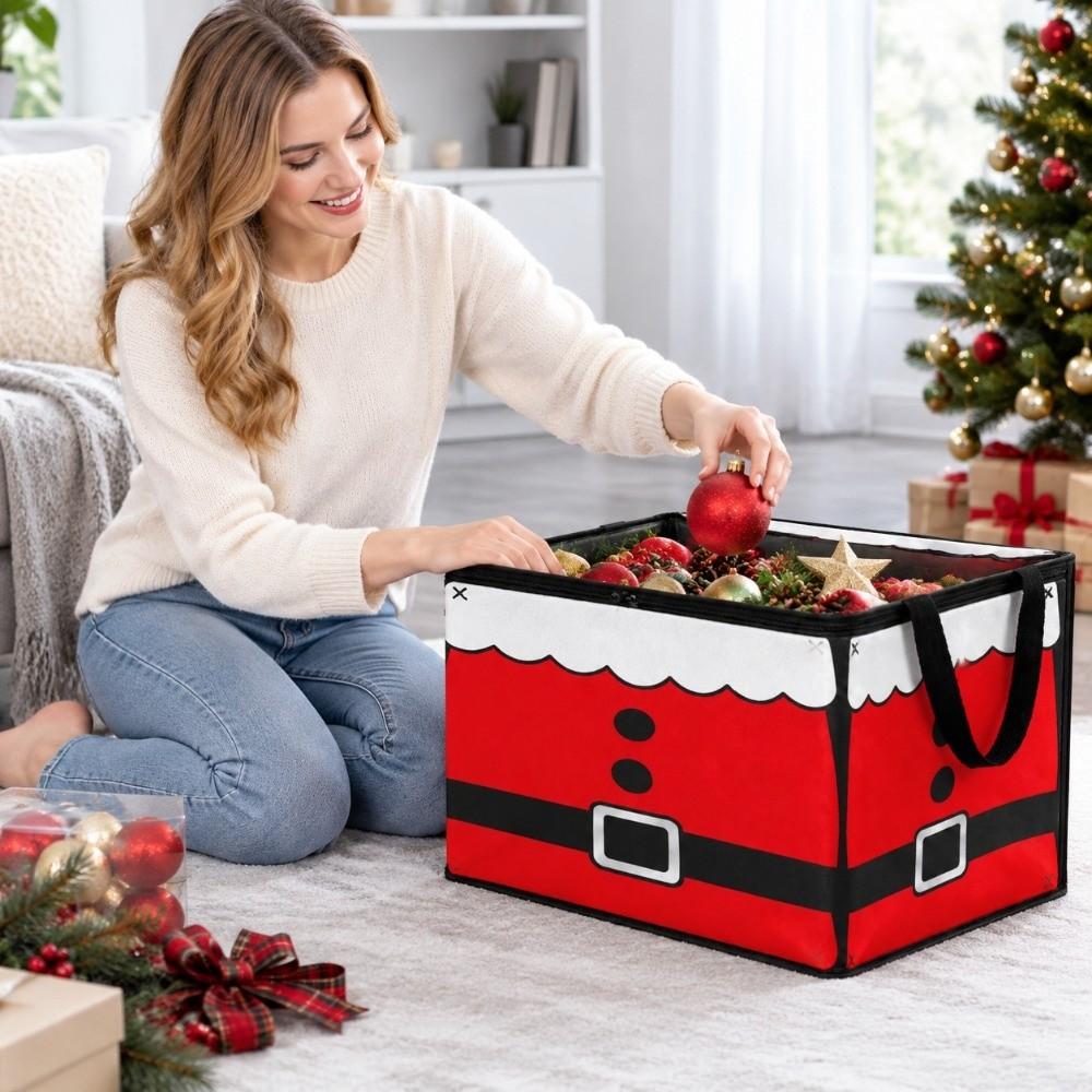 Large Capacity Christmas Storage Bins Laundry Clothes Organizer for Bedroom Office Home