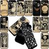 Witch Divination Tarot Moon Astronaut Space for Samsung Galaxy S25 S24 S23 FE Ultra Plus S7 Edge S25+ S24+ A56 5G + Phone Case