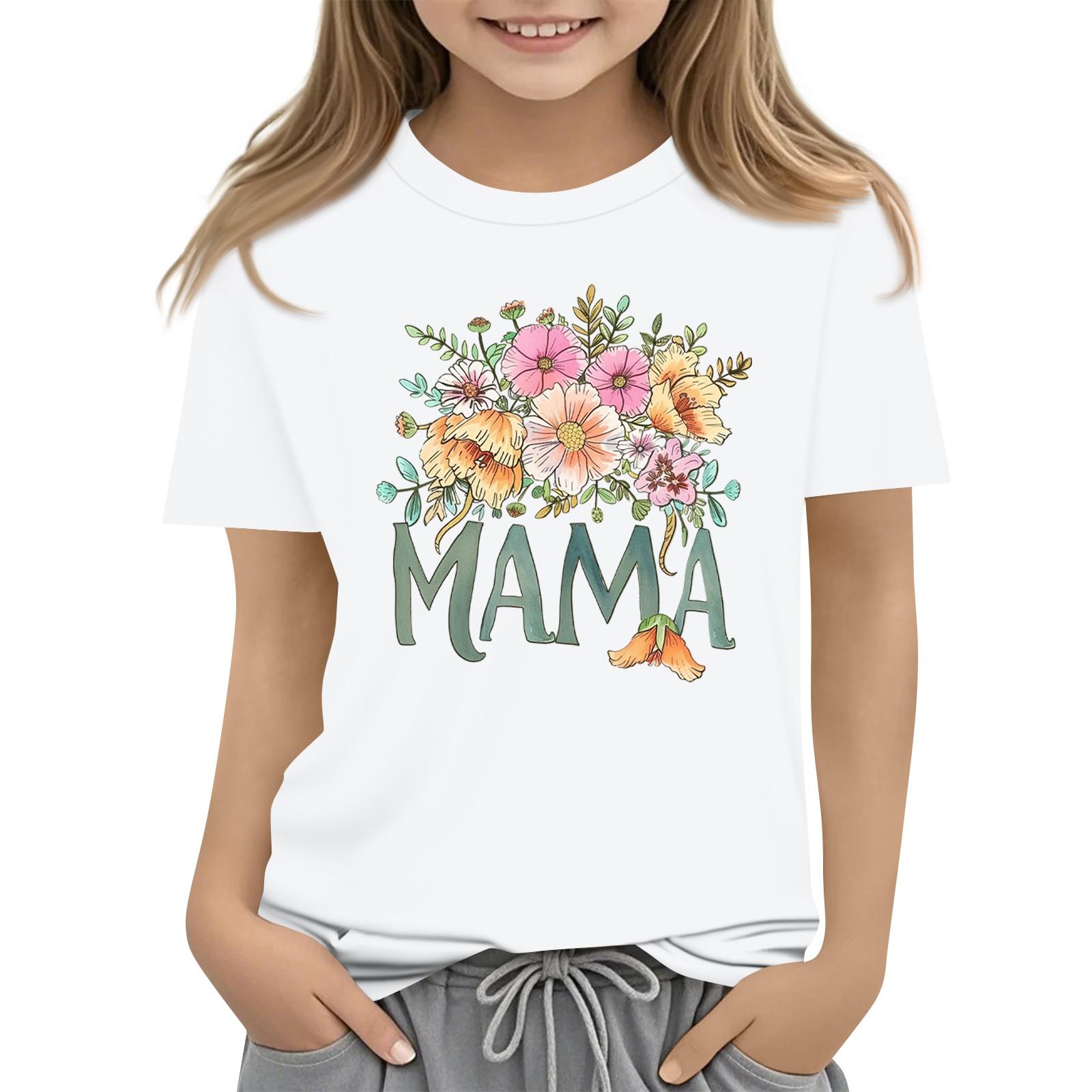 

Детская модная повседневная футболка с круглым вырезом и короткими рукавами 100 белый