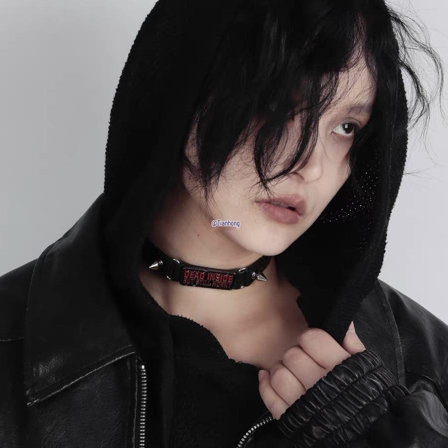 Autumn/Winter Punk Choker Necklace: Versatile Y2K Accessory for Trendy Looks.