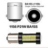 2Pcs Car 108SMD LED Brake Reversing Light Turn Signal T20 1156 1157 P21W Car Tail Light Motorcycle Bulb 12V