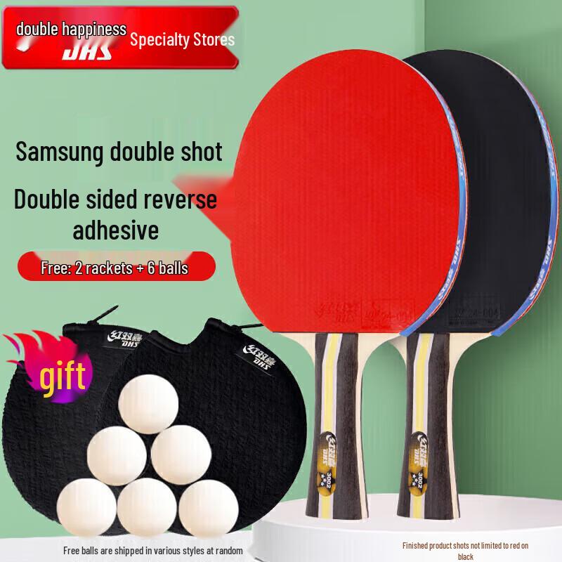 

DHS 3-Star Table Tennis Racket Set H3002
