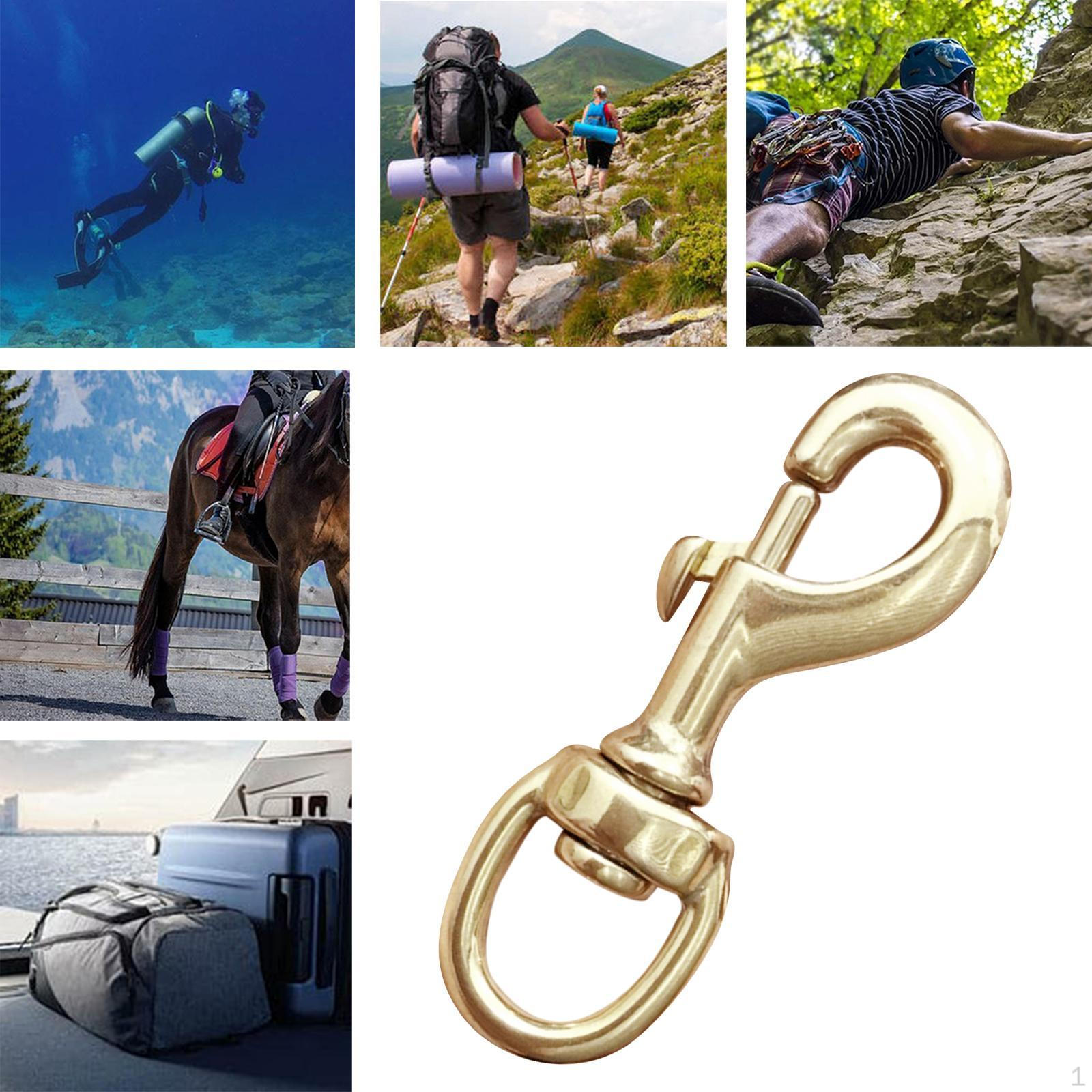 

Латунный карабин с пряжкой для кошелька, прочный зажим для ключей с поворотным ушком для поделок своими руками 1.7cmx8cm