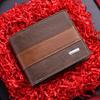 Herren PU-Leder Bifold Geldbörse Schlanker Minimalistischer Kartenhalter Bargeld Münzfach Vintage Business Geldbörse
