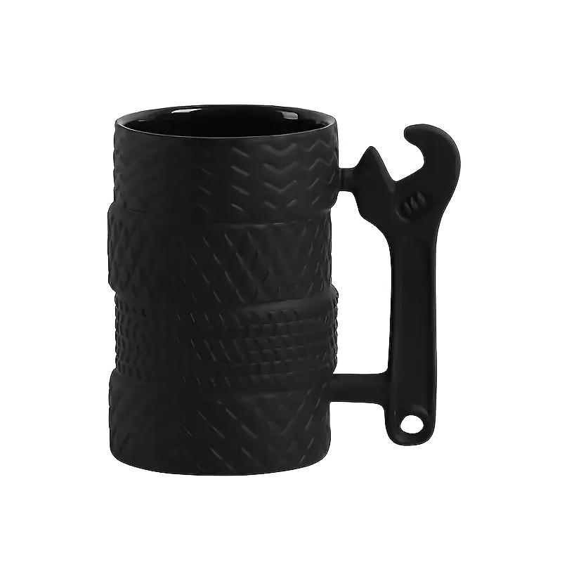 Kreative Keramiktasse mit großer Kapazität, neuartiges Reifen-Design, Tasse für Großhandel, grenzüberschreitend