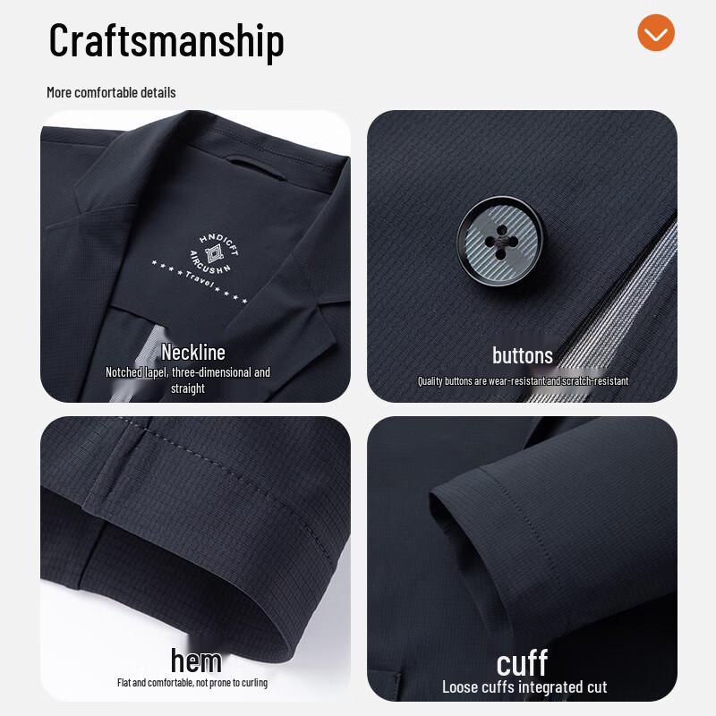 ROMON Men's Business Casual Suit Jacket