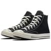 Converse Chuck 70 Hi Durable Non-Slip Comfortable High-Top Canvas Shoes Unisex Sneakers Black A162050C