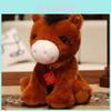 Year Of The Horse Lucky Plush Toy With Hanging Decoration For Kids Gift Collection