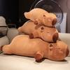 Kawaii Kapibara Peluş Oyuncak Doldurulmuş Kapibara Kabarık Bebek Uzun Uyku Yumuşak Yastık Kanepe Minderi Okul Noel için Uyku Oyuncakları