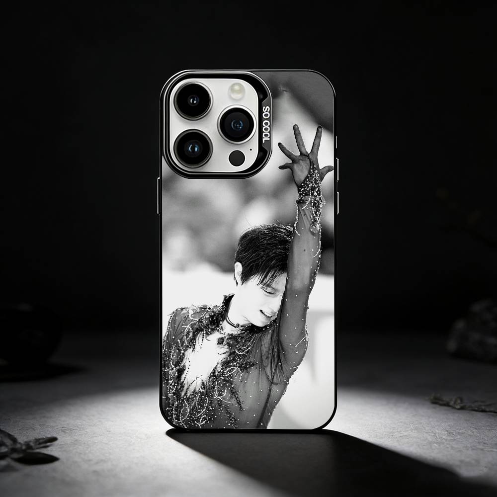 4A Jump L-Legend Hanyu Yuzuru Phone Case For iPhone 17,16,15,14,13,12,11 Plus,Pro Max,XS,Colored Silver Phone Case