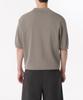 Musinsa Standard Cool Touch Slit Neck Knitted Polo Shirt [Taupe]