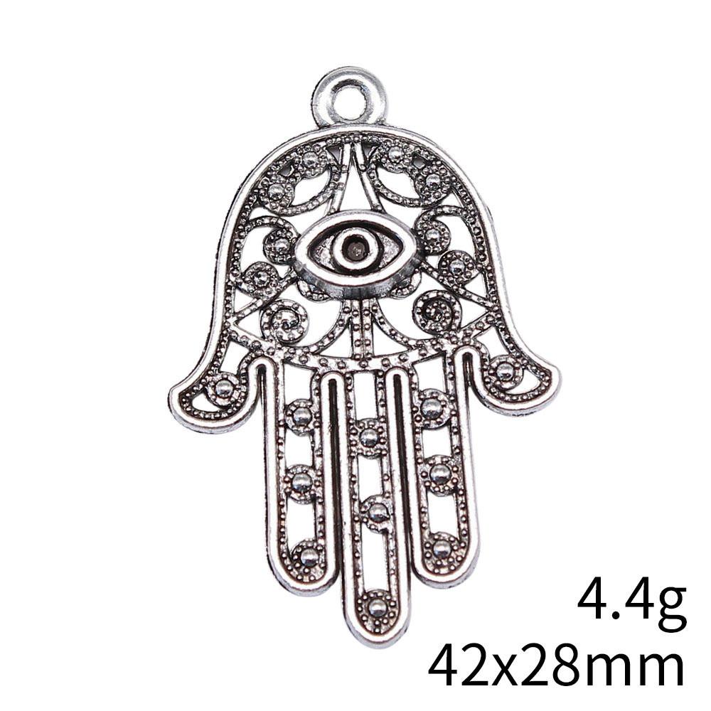 NewArrivals Charms For Necklace Hamsa Hand Talisman Amulet Charms Pendant Biz Phone Pendant