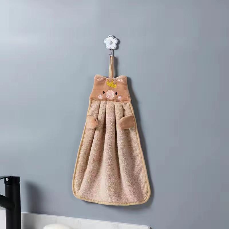 

Милое детское полотенце для рук из корейского флиса в виде поросенка впитывает воду и не линяет — идеально подходит в качестве полотенца для лица или небольшого подвесного полотенца.