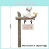 Cartoon Cute Dog Bird Letter Sign Model Ornament For Landscape Props Decoration