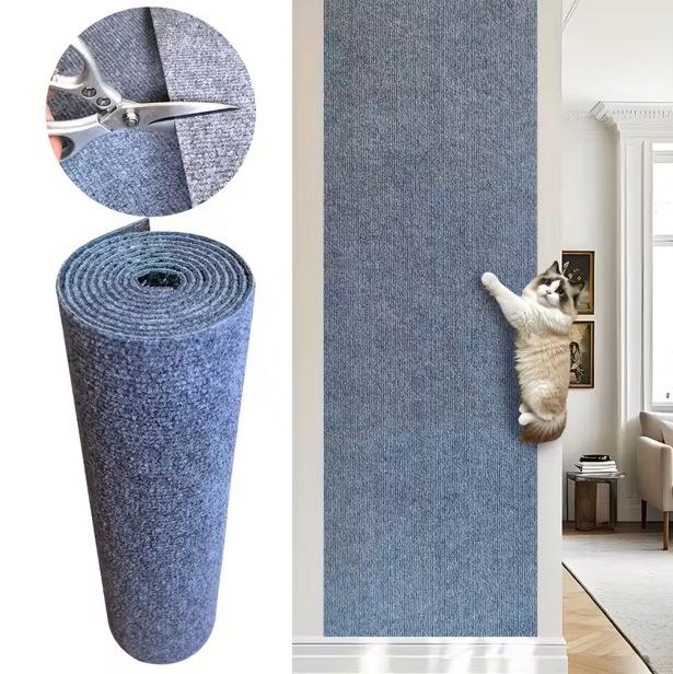 Durable, Cut-to-Size, Non-Slip, Multi-Functional Cat Scratching Pad for Sofas