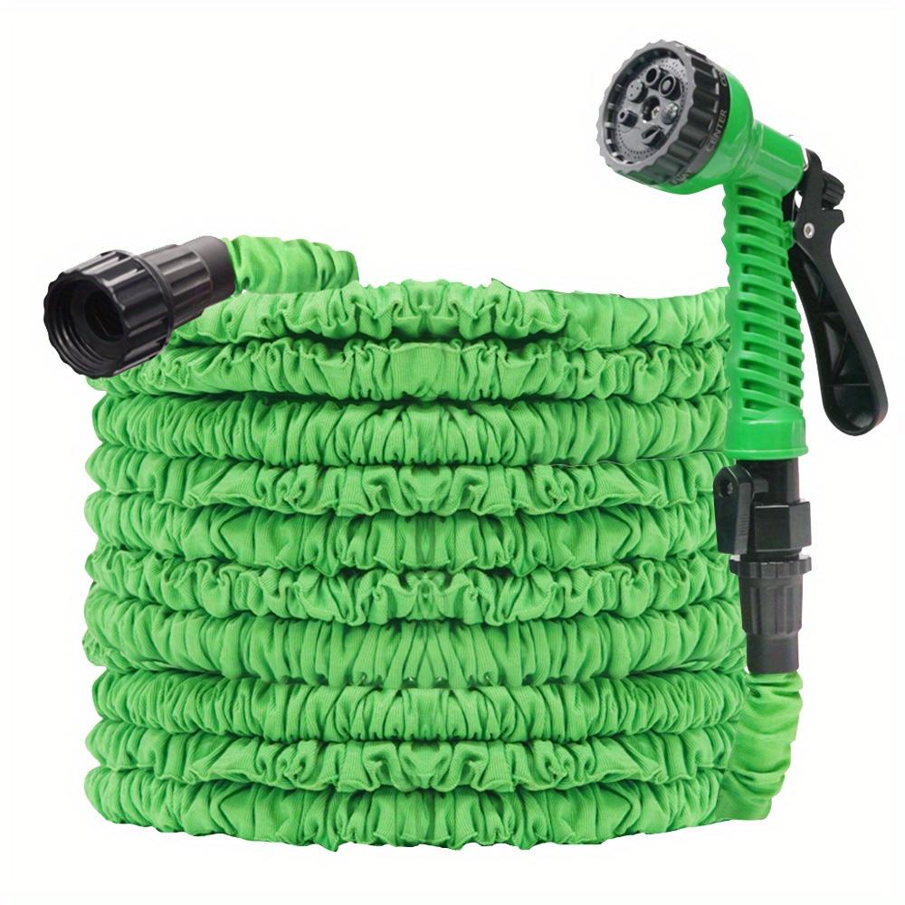 Wąż samochodowy ogrodowy Elastyczny wąż wodny z podwójnym rdzeniem lateksowym i dyszą myjni samochodowej 25 stóp/50 stóp/75 stóp/100 stóp *Złącza montażowe 3/4"