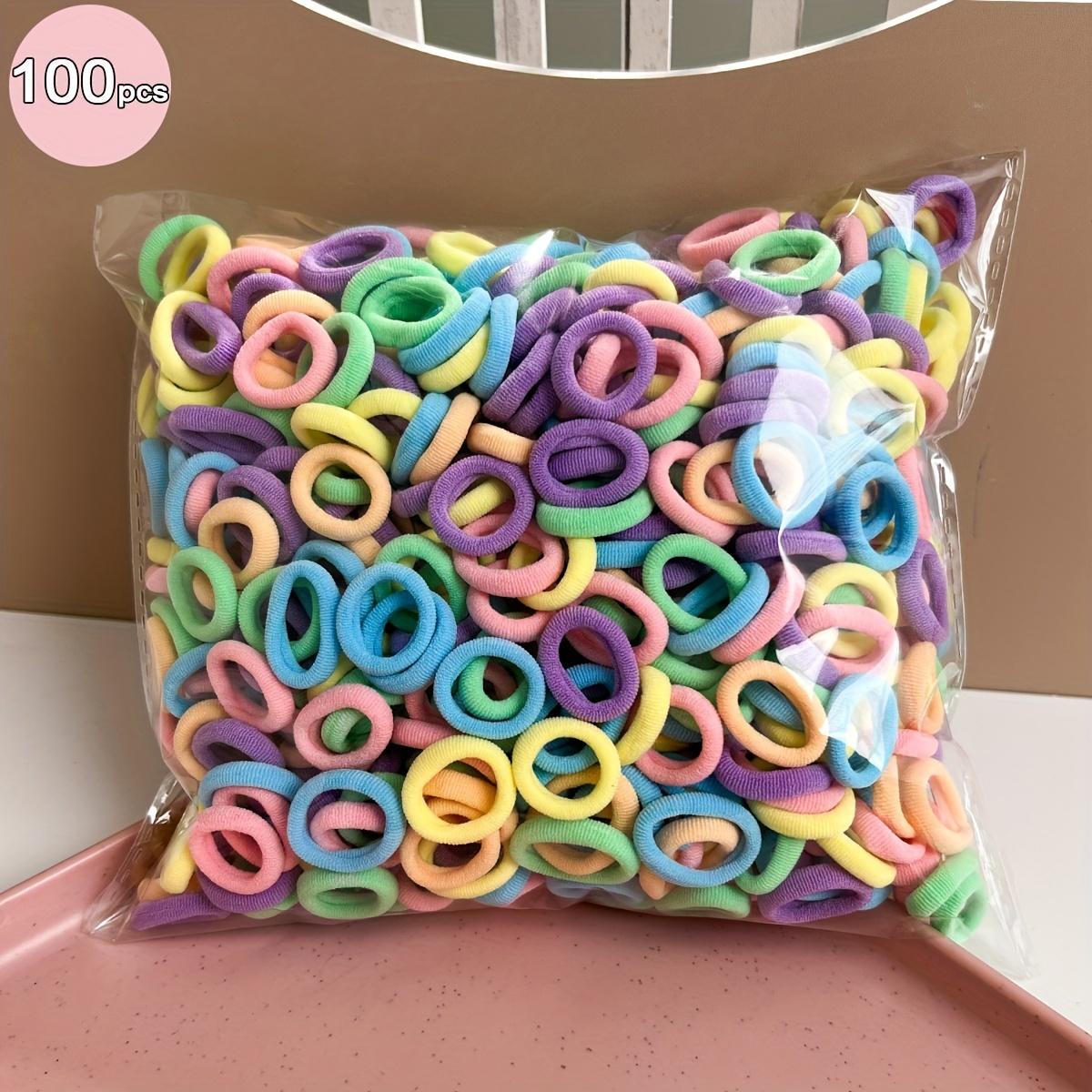 

Durable High Elasticity Rubber Bands for Girls, Ideal for Creating Hair Buns And Ponytails Without Hair Damage