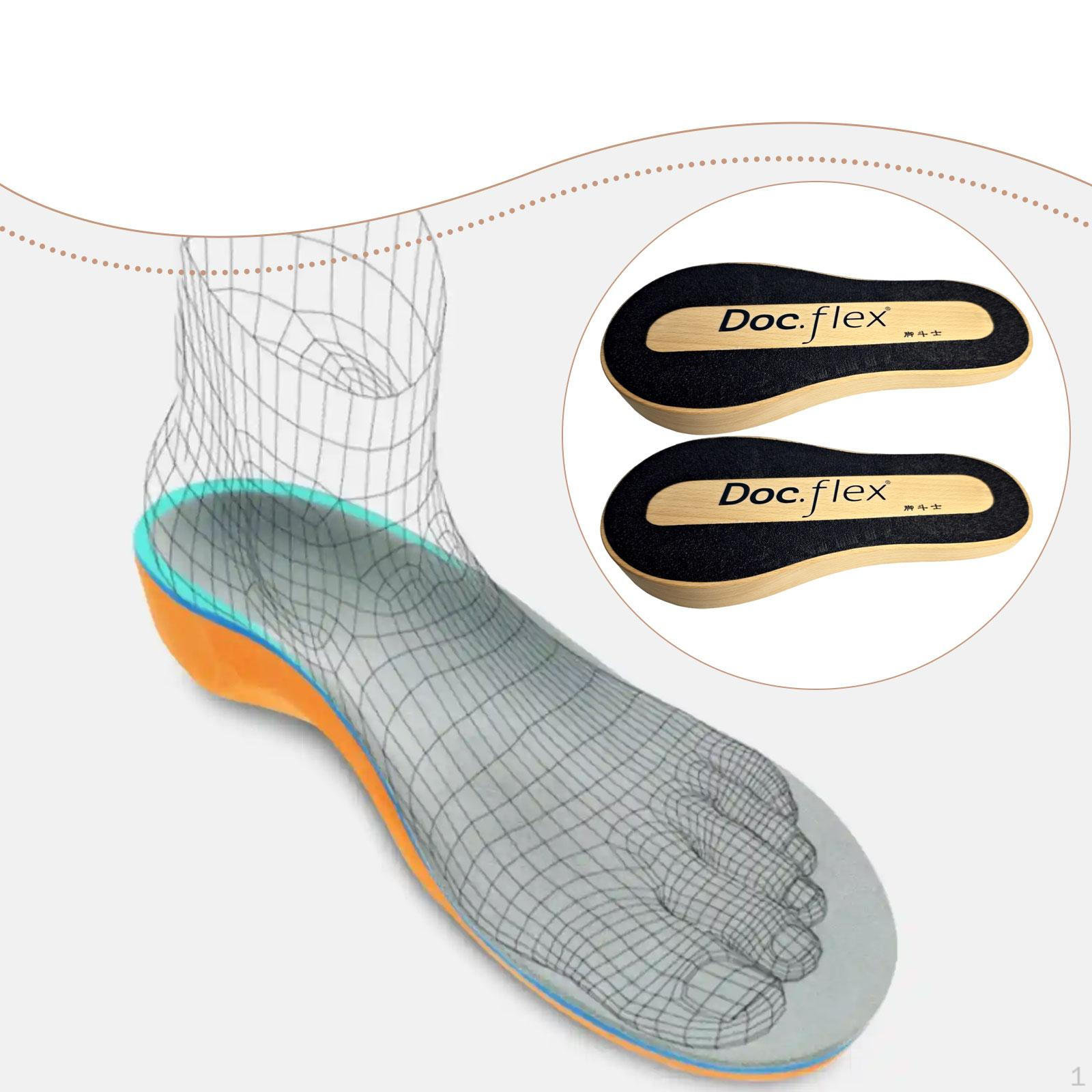 1 Pair Pilates Foot Correction Tool Equipment Wooden Easy to Use Premium Feet Training