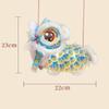 DIY Material Package New Year Lion Dance Lantern Waterproof Festival Atmosphere Handmade Lantern Hanging Ornament with Blessings