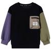Boy's Casual Patchwork Sweatshirt