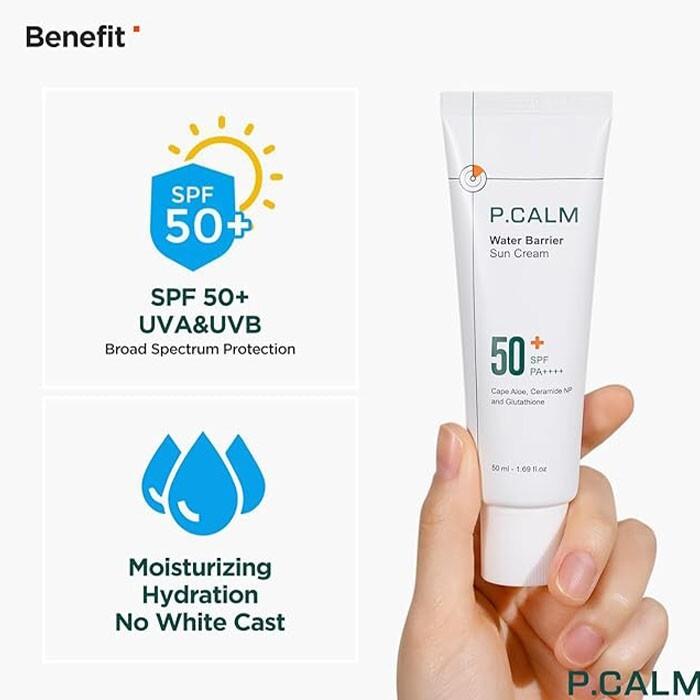 P.CALM Water Barrier Sun Cream SPF50+ PA++++ 50ml
