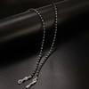 Fashion Crystal Beads Eyeglass Holder Beaded Anti Drop Glasses Chain Cord Holder Nonslip Glasses Straps Women Men
