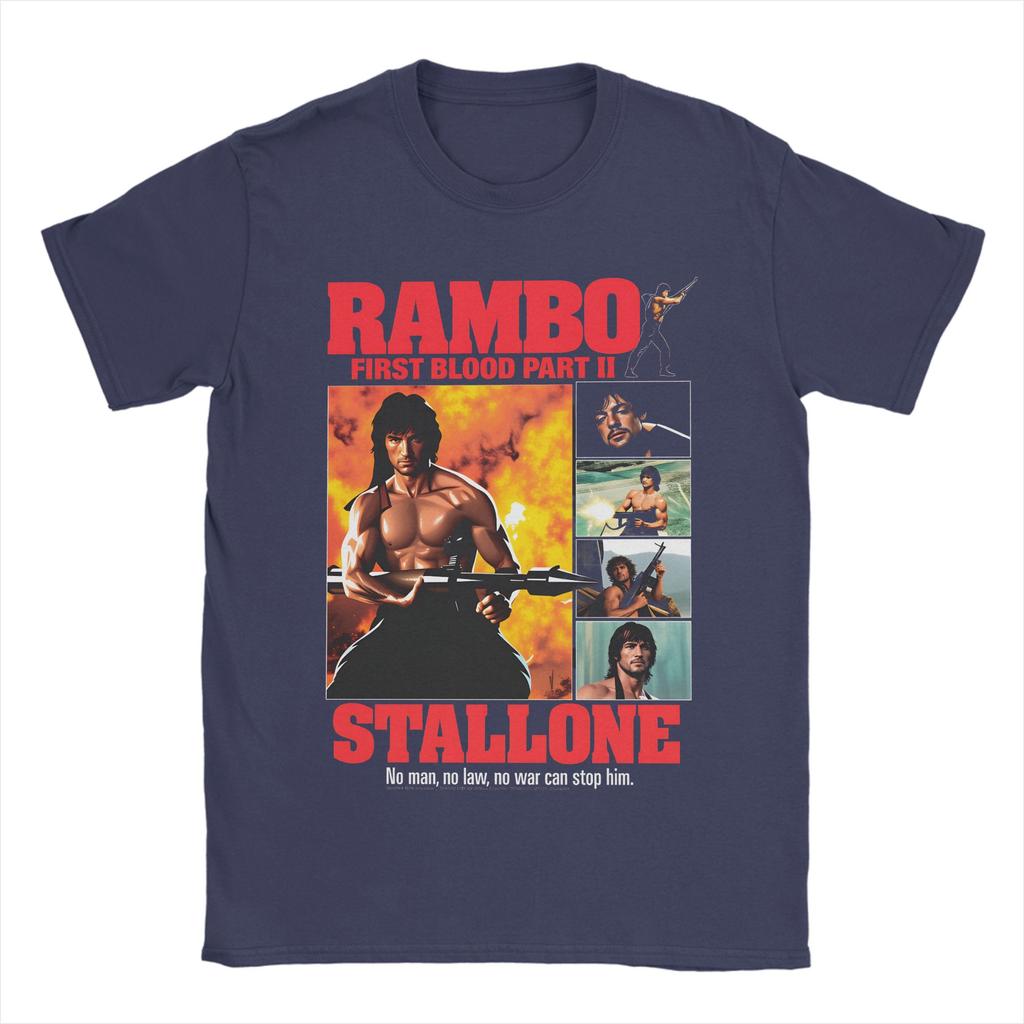 Rambo First Blood TShirt Beach Leisure TShirts Cotton ONeck Plus Size Tees Short Sleeve Vintage Tops