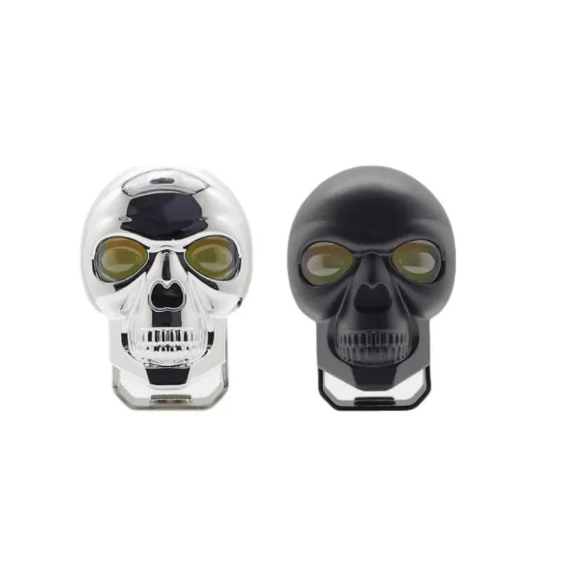 Skull Motorcycle Fog Light LED Auxiliary Light Motorcycle Headlight Spotlight Spotlight Skull Decorative Motorcycle Headlight