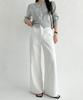 Hidden Banding Wide Bootcut Pants 2COLOR