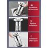 Practical Bathtubs Drain Stoppers And Drain Collector Bounces Designs Without Clog Filter Basket Accessory for Drain