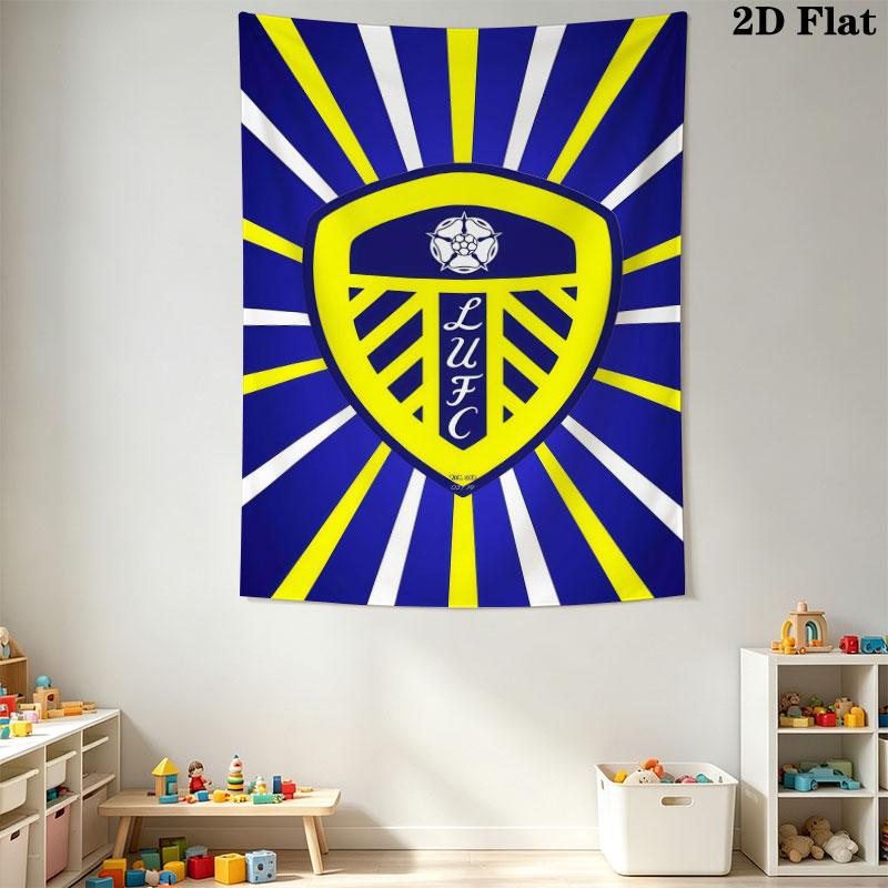 LUFC logo  Wall Hanging Printed Fabric Blanket Decorative Tapestries for Bedroom Living Room Home Decor