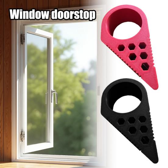3D Printed Window Door Stopper Heavy Duty No-Tool Installation Multi-Functional Sliding Glass Windows Balcony Doors Anti-Slam Wedge