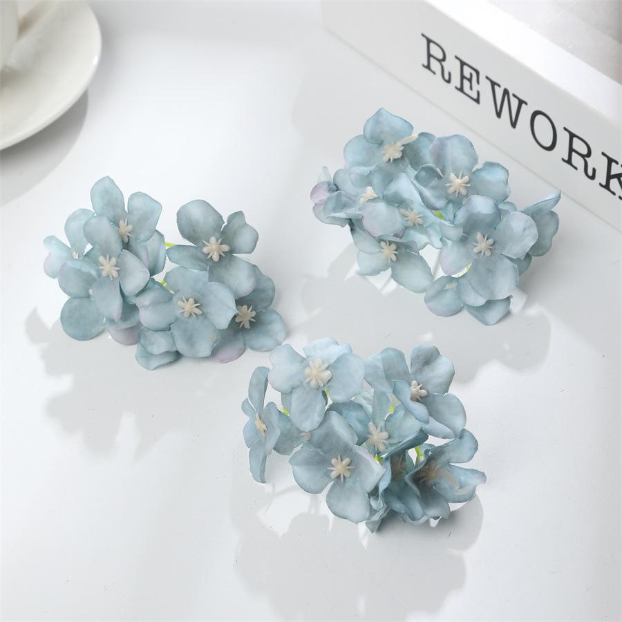 Simulated Hydrangea Accessories: DIY Handicraft Hanfu Flower Decorations