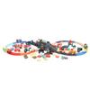 126pcs Wooden Block Track Set Educational Safe Interactive Toy Wood Train Track Set for Child