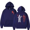 Forward Observations Group Graphic Hoodie Male Vintage Black Streetwear Skeleton Graphic Hoodies Gothic Oversized Sweatshirt