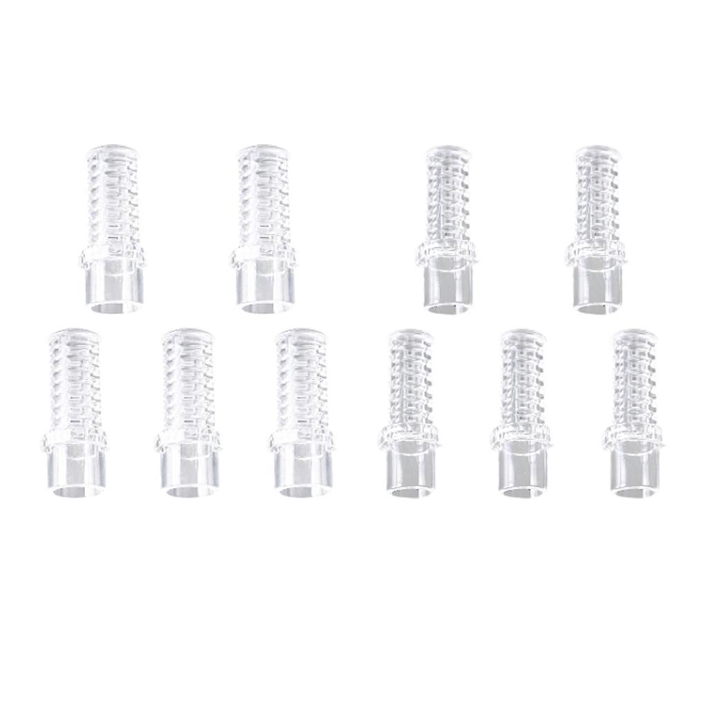 5x Aquarium Drain Connector Acrylic Hose Connector for Fish Tank Rain