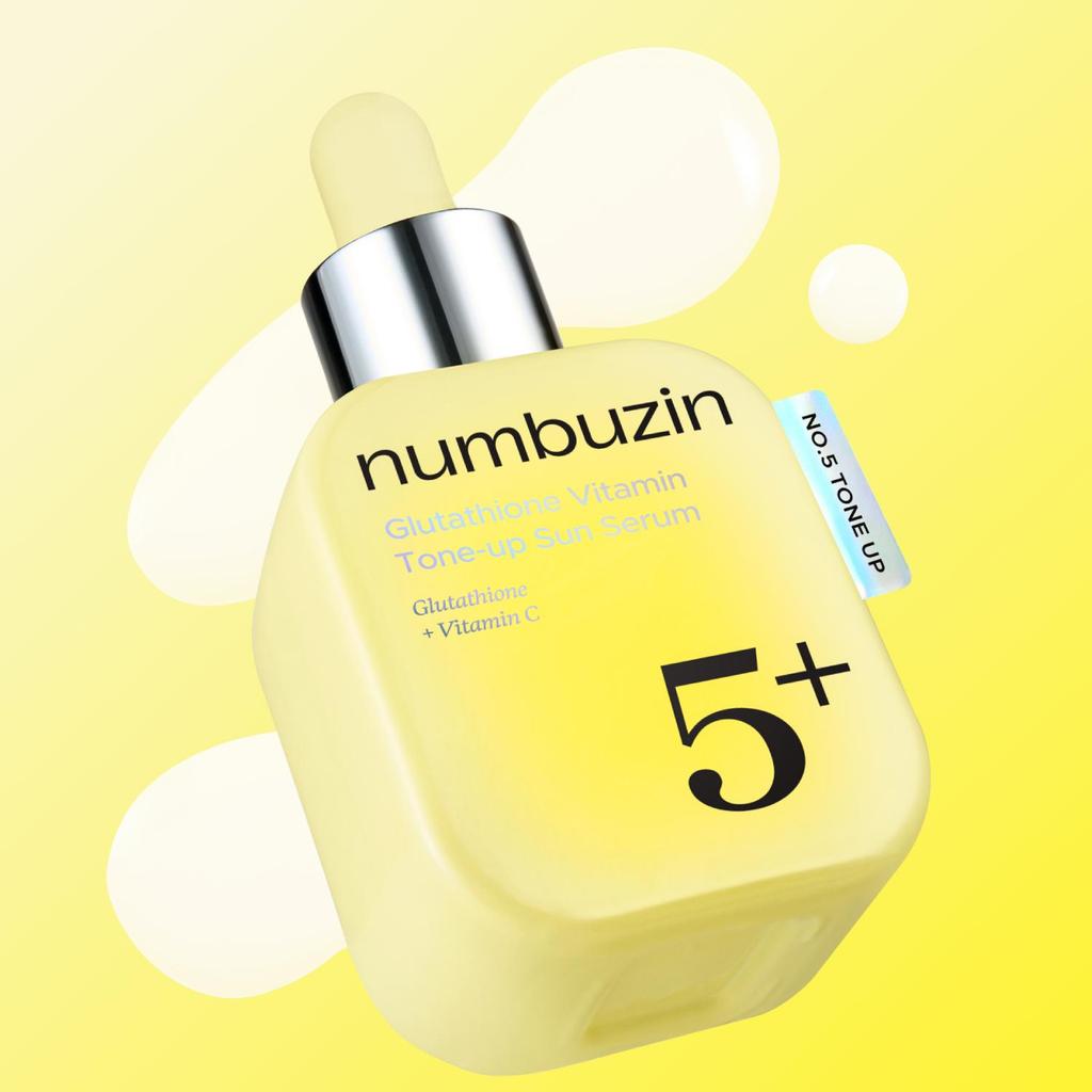 Numeri nella Base Tone-Up No. 5 Giada Bianca Glutathione C 30ml