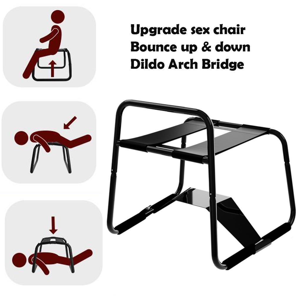Mobilier Sex în Cuplu Joc pentru Adulți Scaun Sex Taburet Elastic Echipament Erotic Scaun SM Balansoar Sărituri Săltări Jucărie Sexuală Set