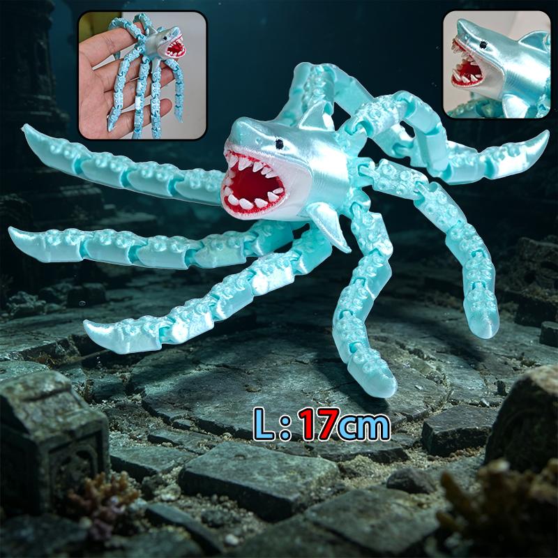 Bloop Potwór morski Drukowany 3D Subnautica Lewiatan EL Gran Maja Pożeracz mórz Figurka potwora Kreatywny Kolekcjonerski prezent o tematyce horroru