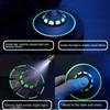 Luminous Ufo Fidget Spinner Edc Metal Alloy Relieve Anti-Stress Reducing Toys Spinning Top Glowing Decompression For Children
