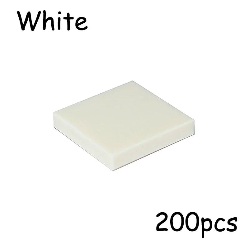 200PCS Flat Tile MOC Assemble Particles 3068 Size 2x2 Bricks Smooth 2*2 Building Blocks DIY Educational Creative Toy for Kids