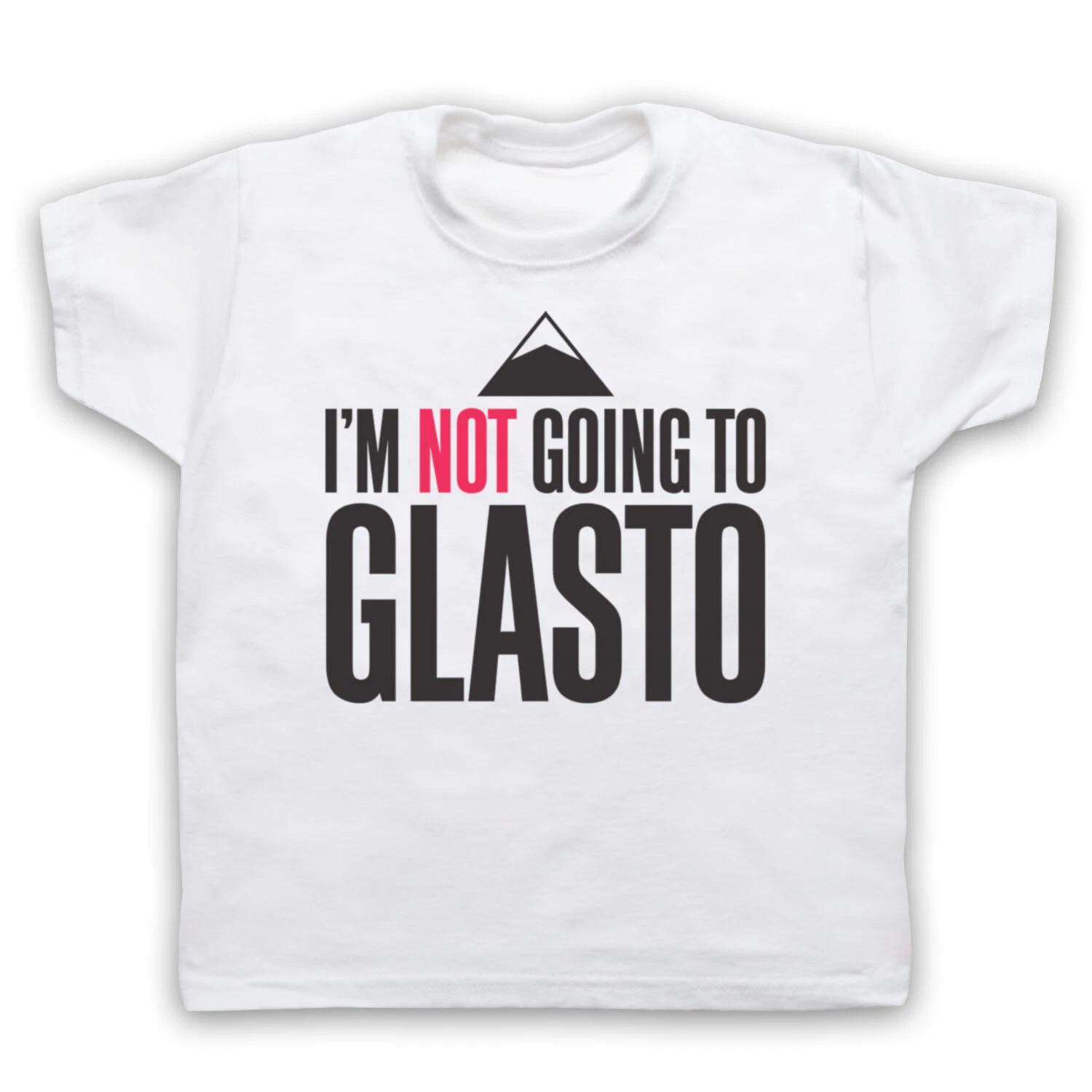 GLASTO UNOFFICIAL GLASTONBURY I M NOT GOING TO ANTI KIDS CHILDS T-shirt 140