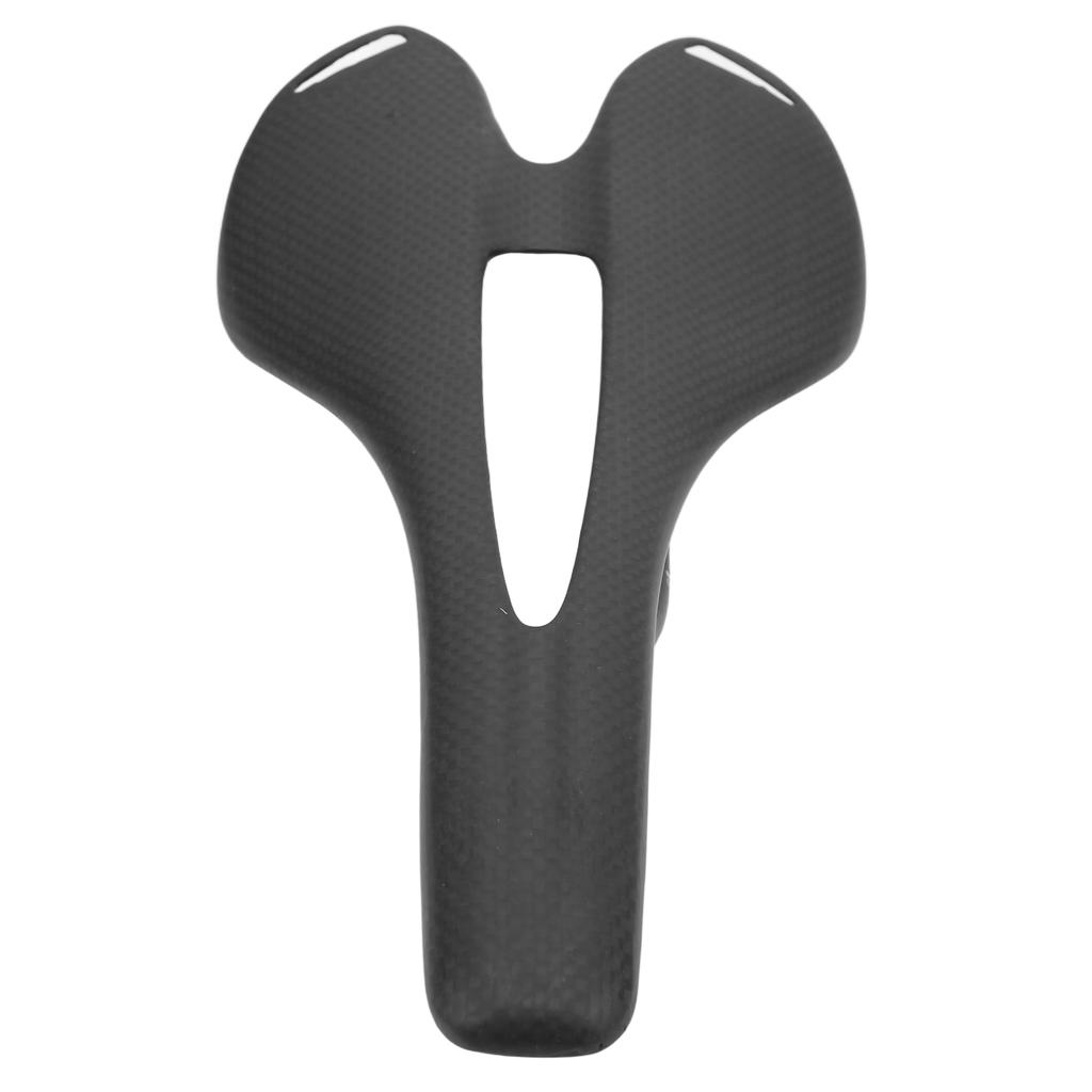Bike Seat Cushion 3K Saddle Seat Hollow Breathable Full Carbon Fibre for Mountain Bike Road