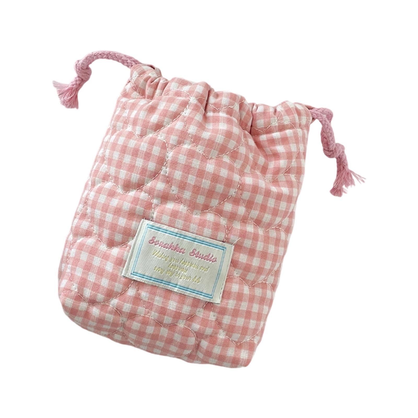 

Drawstring Makeup Bag Dustproof Camera Storage Bag Quilted Cosmetic Bag Portable Toiletry Bag Wash Bag Toiletry Bag 2