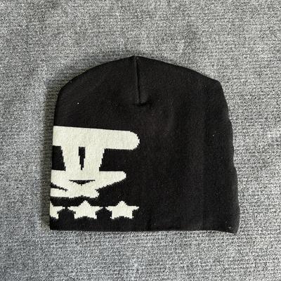 Y2K Autumn and Winter Knitted Letter Warm Hat for Men and Women