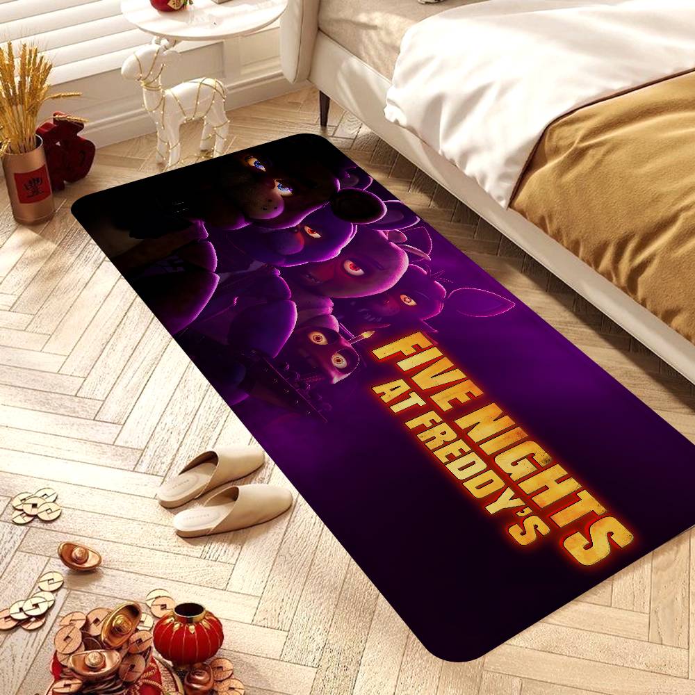 F-FNAF Five-nights-At-Freddys Door Mat Kids Room Bedroom Decoration Balcony Anti-Slip Doormat Living Room Doormat Area Rug