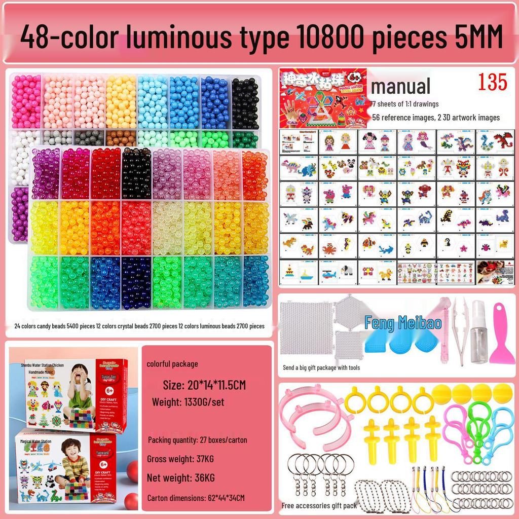 Mist Magic Water Soluble Sticky Beads DIY Handmade Toy