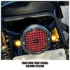 Motorcycle LED Turn Signal 8mm Mini Indicators Rear Front Blinker Lights Amber Flasher Lamp Universal For Cafe Racer For Harley