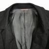 Pure Cashmere 100 Percent Cashmere Stand Collar Coat Outerwear 92A5 Men M-L Dark Gray(USED)