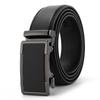 Frosted Automatic Buckle Edge Two-Layer Cowhide Belt, Business And Leisure Men'S Trendy Belt